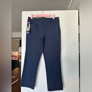 Banana Republic navy slim cropped pant, 26” inseam, size 4, NWT